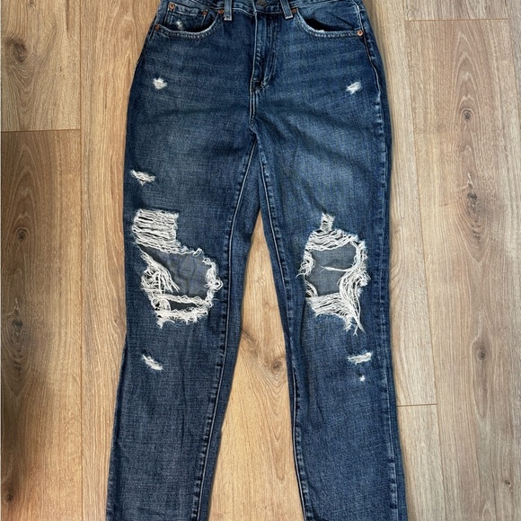 Pistola Blue Distressed Boyfriend Jeans - Picture 2 of 8